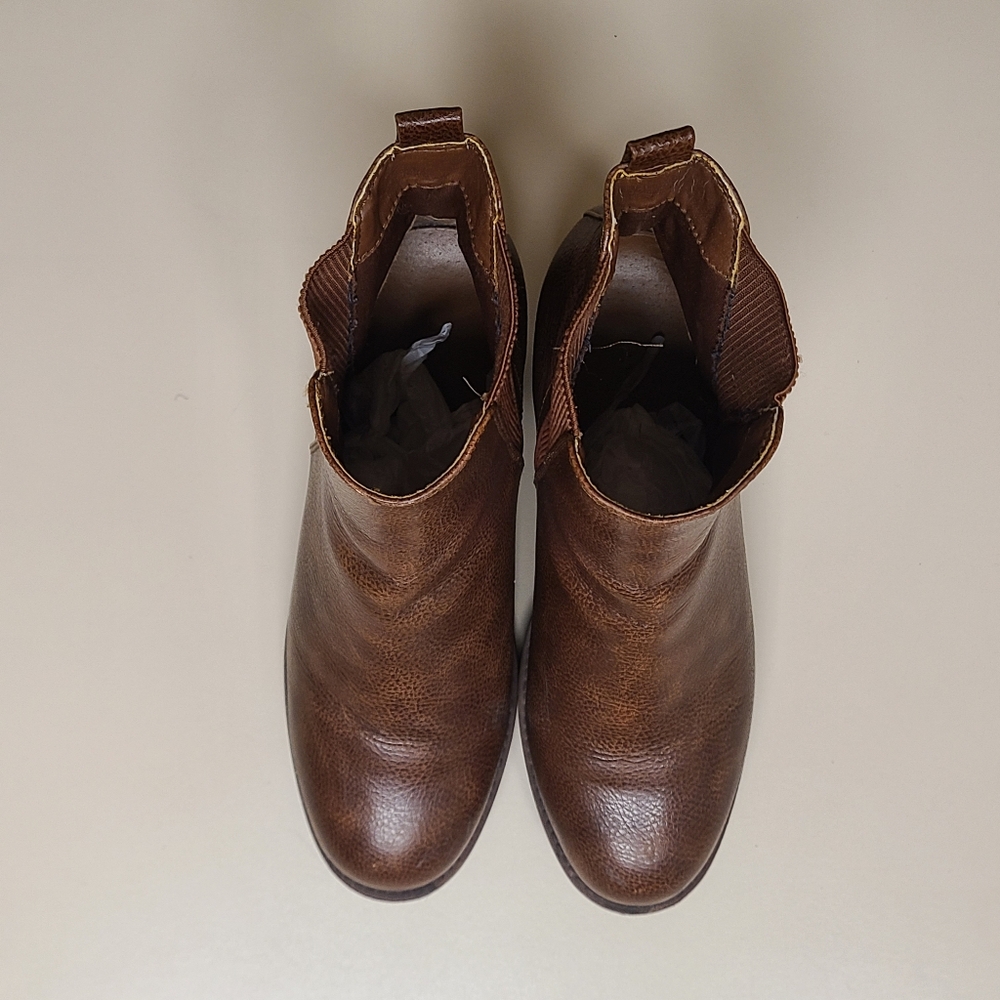 MIA Jody Chelsea leather slip on ankle boots size 10 - Picture 5 of 12